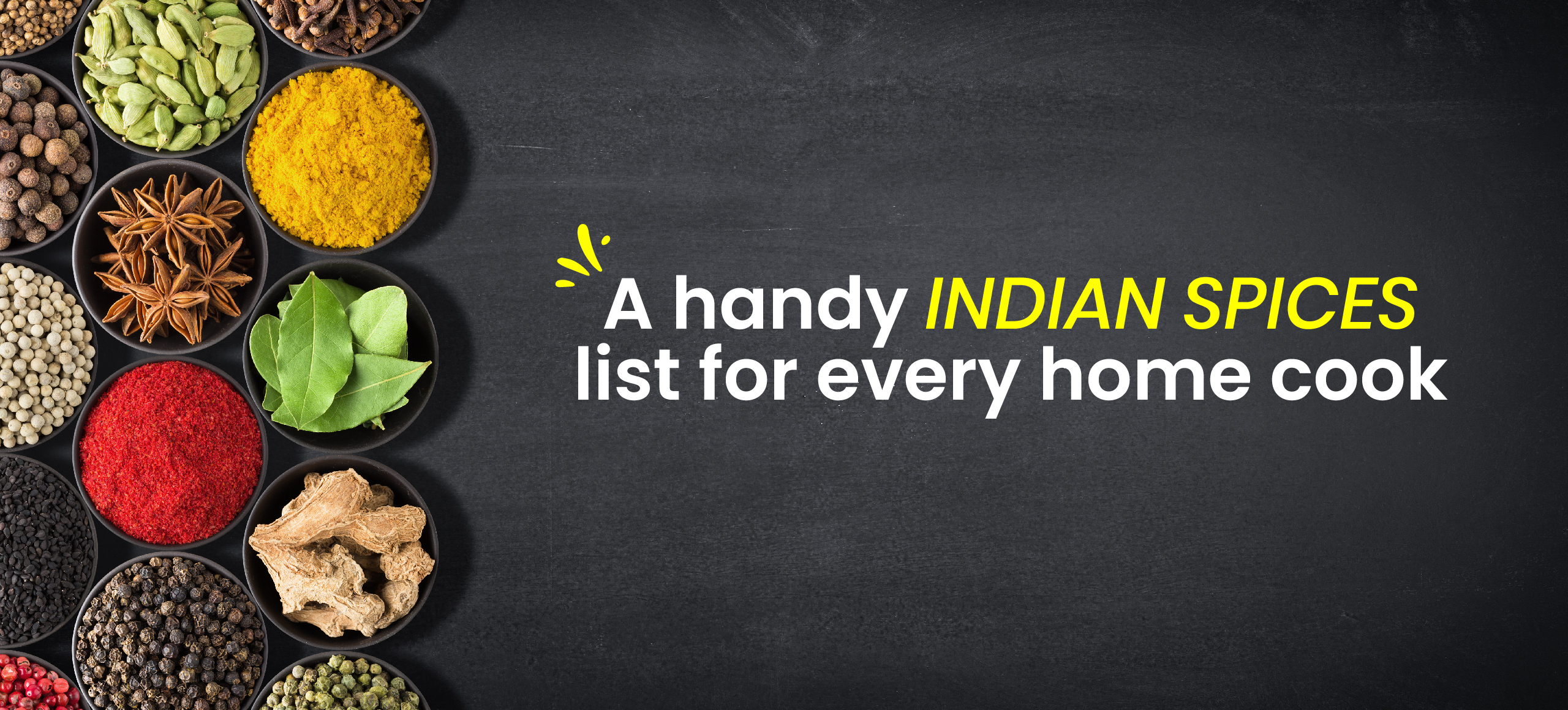 Indian Spices list