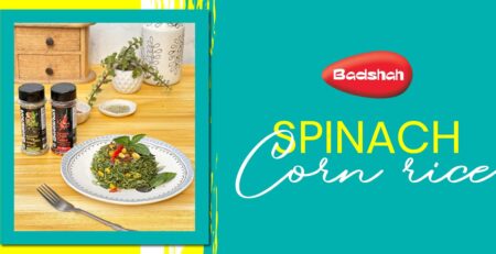Spinach Corn Rice Recipe